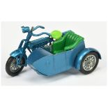 Matchbox Models of Yesteryear Y8 1914 Sunbeam Motorcycle and Milford Sidecar Colour Trial Model -...