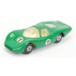 Matchbox Superfast 45a Ford Group 6 - Rare flat non-metallic green body with circular racing numb...