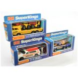 Matchbox Superkings  A Group 3 To Include (1) K6 Motorcycle transporter - Blue  with Superfast Ho...