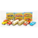 Matchbox Superfast  Group Of 6 To Include  -  6a Ford Pick-Up Truck - red body, white plastic can...