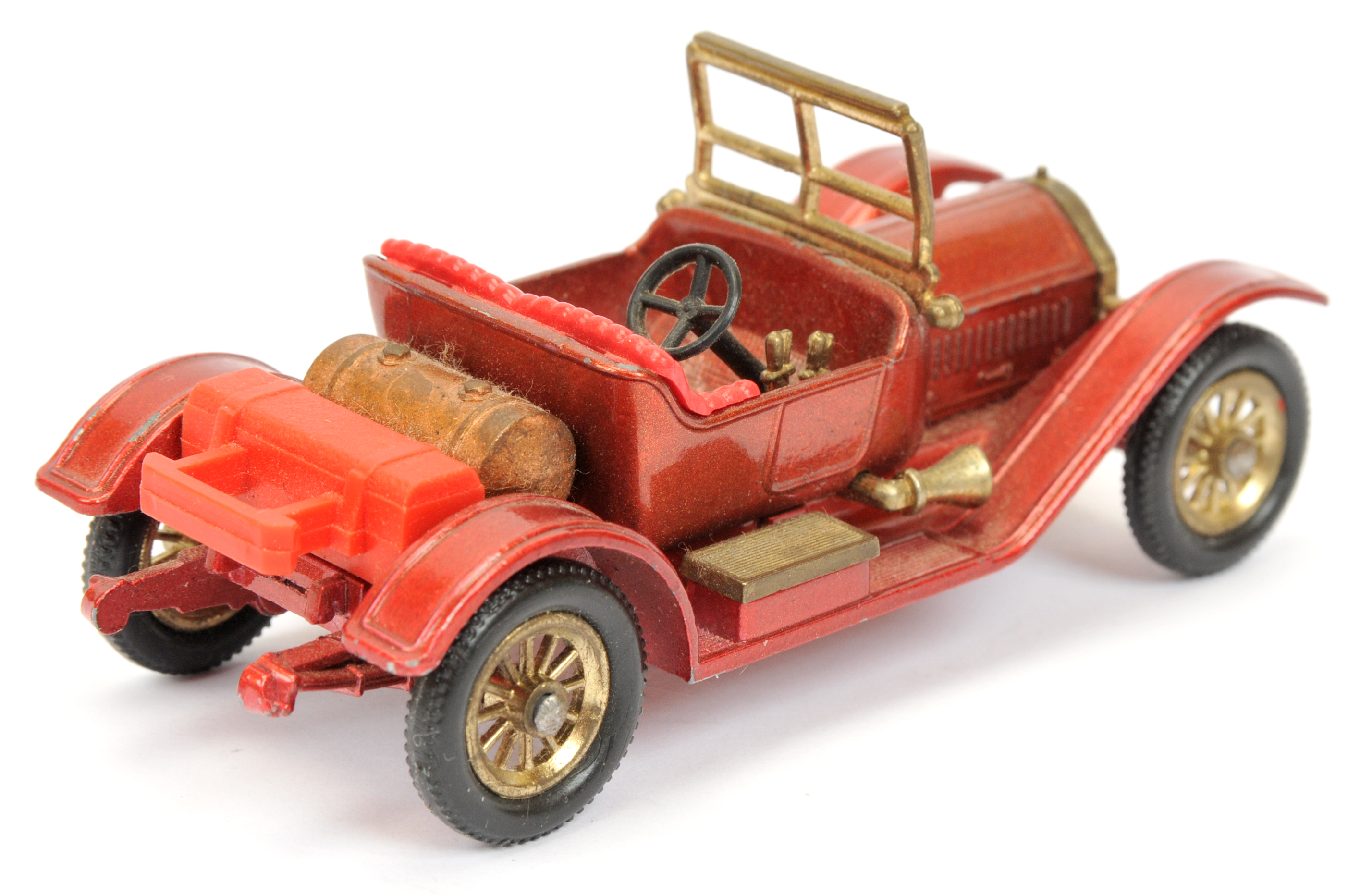 Matchbox Models of Yesteryear Y8 1914 Stutz Roadster Colour Trial model - glossy dark red body & ... - Image 2 of 3