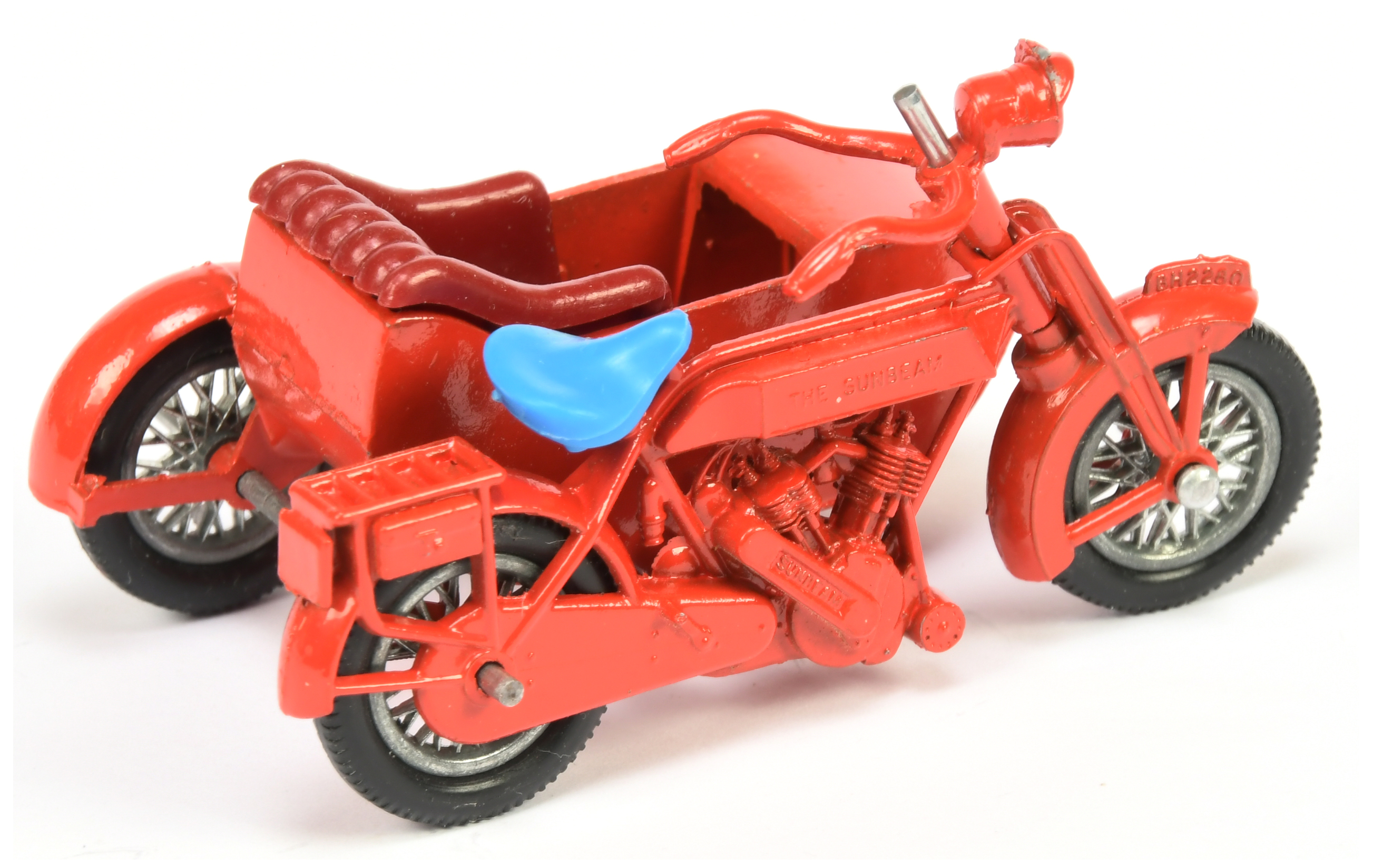 Matchbox Models of Yesteryear Y8 1914 Sunbeam Motorcycle and Milford Sidecar Colour Trial Model -... - Image 2 of 2