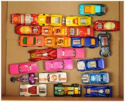 Matchbox Superfast Group of Unboxed To Include - 10 Piston Popper - Blue, 67 Ford Capri - red, 70...