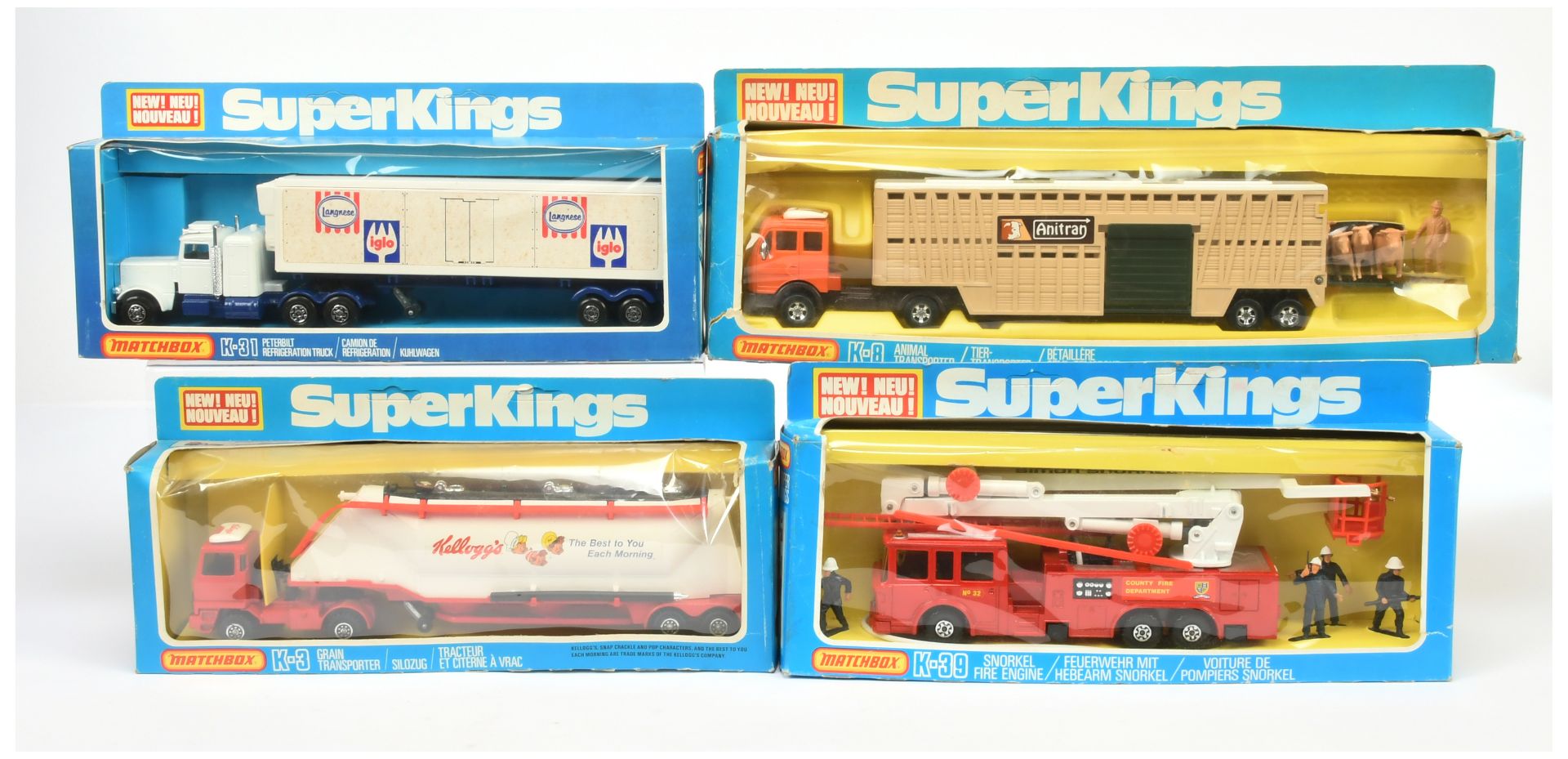 Matchbox Superkings  A Group Of 4 To Include - (1) K3 Bedford Grain Transporter "Kellogg's", (2) ...