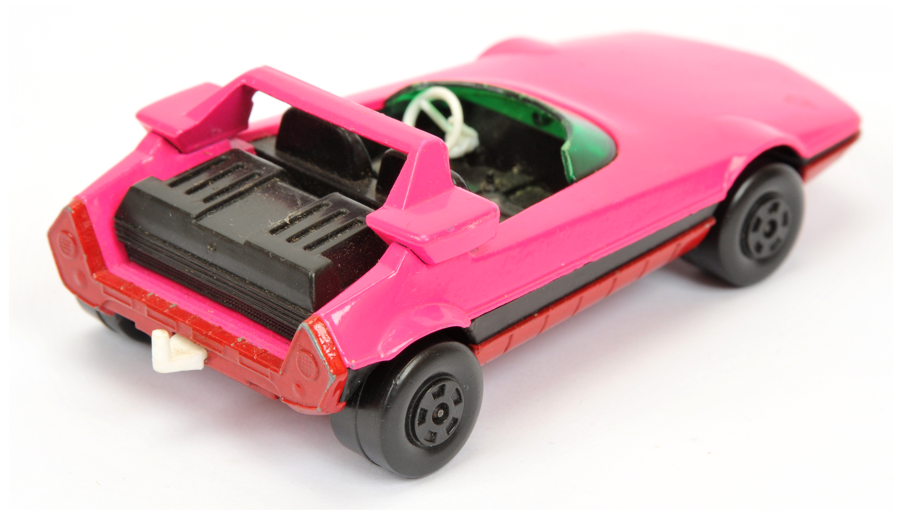 Matchbox Speed Kings K31 Bertone Runabout factory trial model - Hot pink body, dark green windscr... - Image 2 of 3