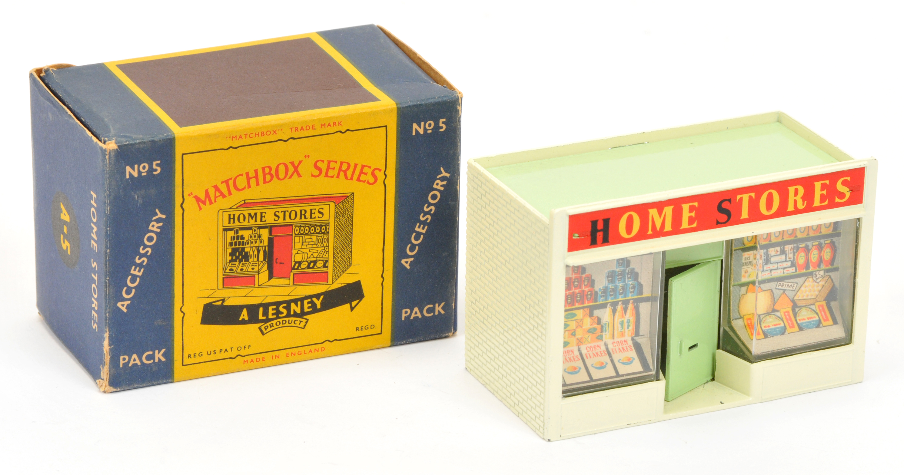 Matchbox Accessory Pack A5 Home Stores Shop - Excellent Plus, nice clean example in Good Type C box.