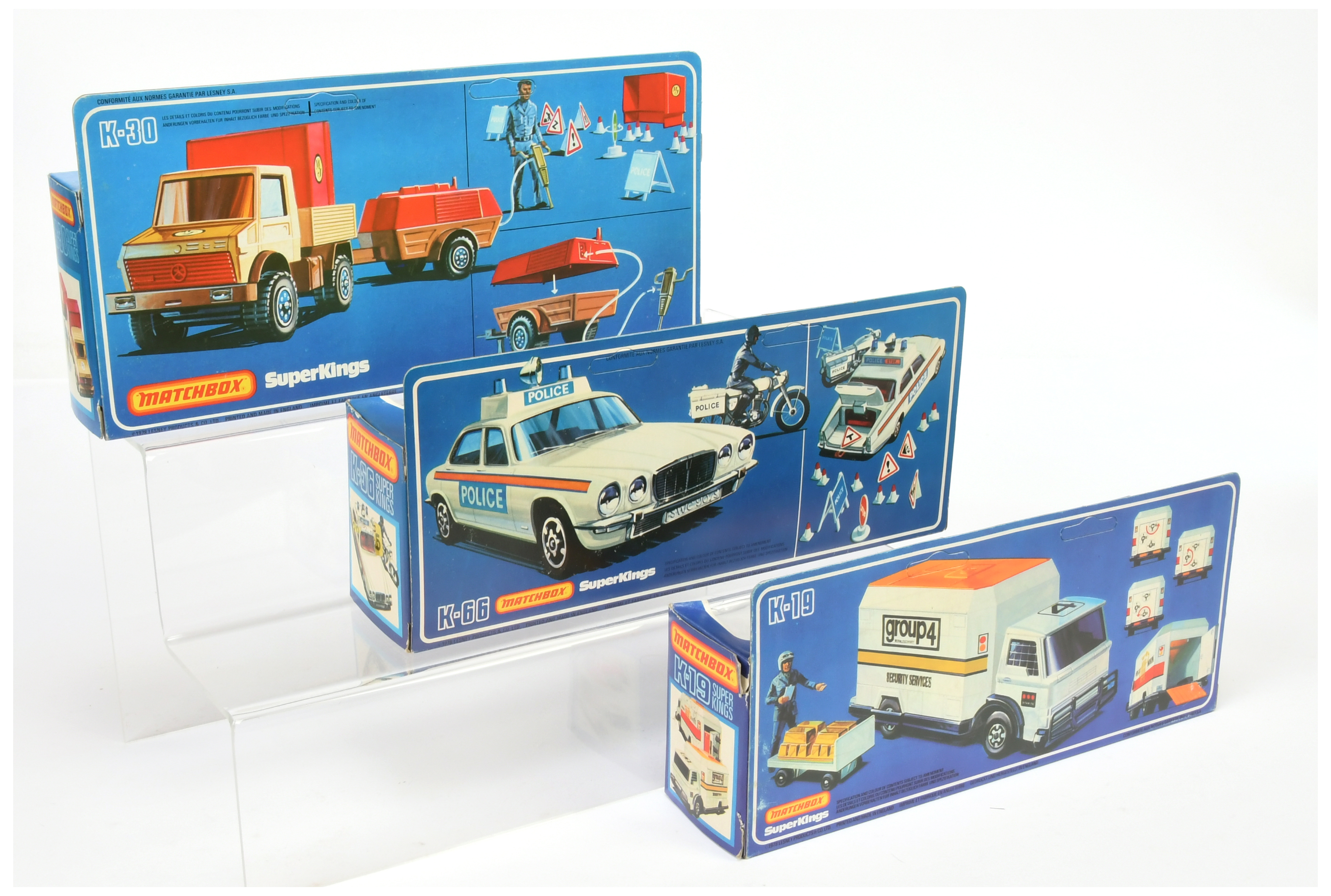 Matchbox Superkings  A Group 3 To Include (1) K19 Security Truck "Group 4"  (2) K30 Mercedes Unim... - Image 2 of 2