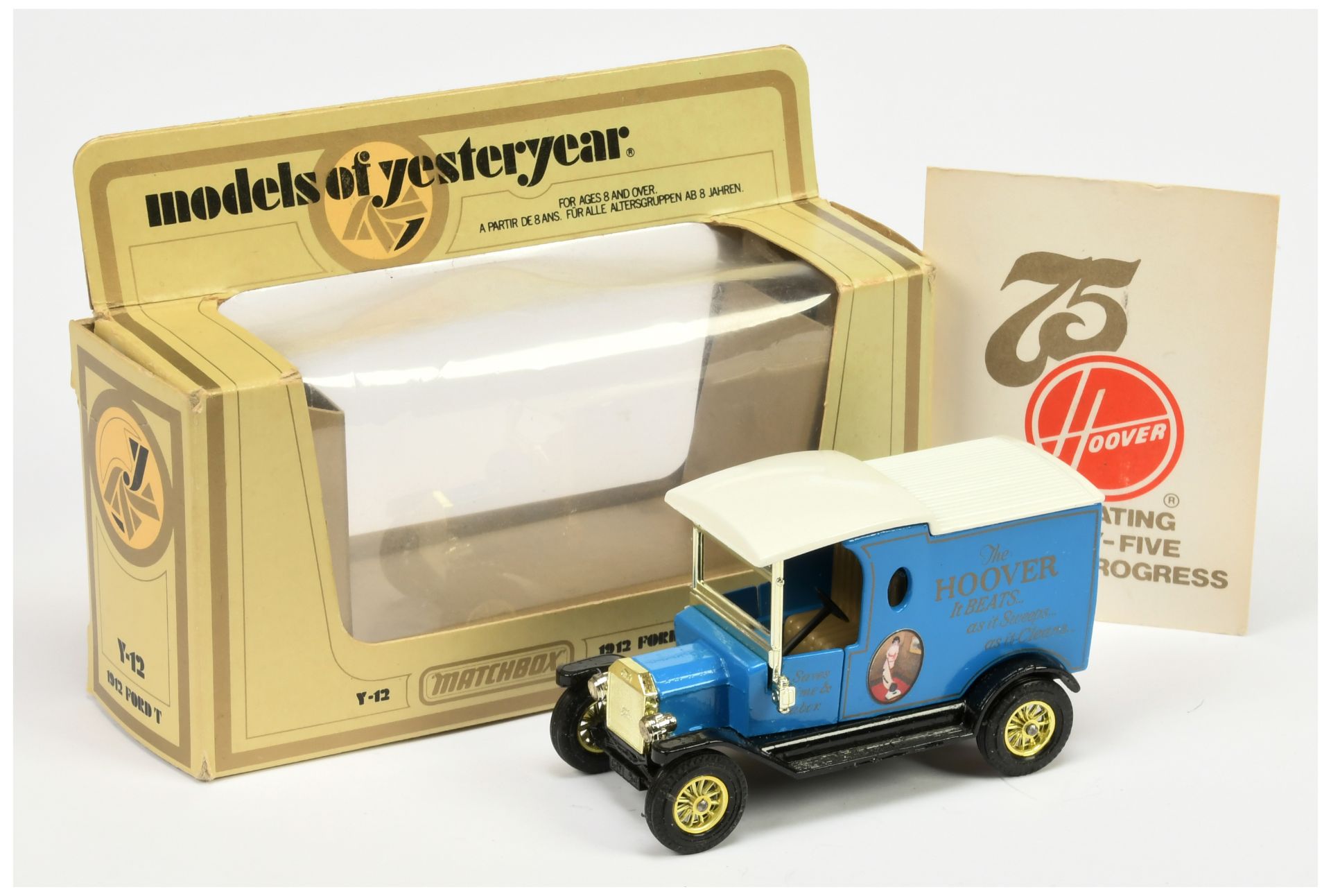 Matchbox Models of Yesteryear Y12 1912 Ford Model T Van "Hoover" - Code 2 promotional mode