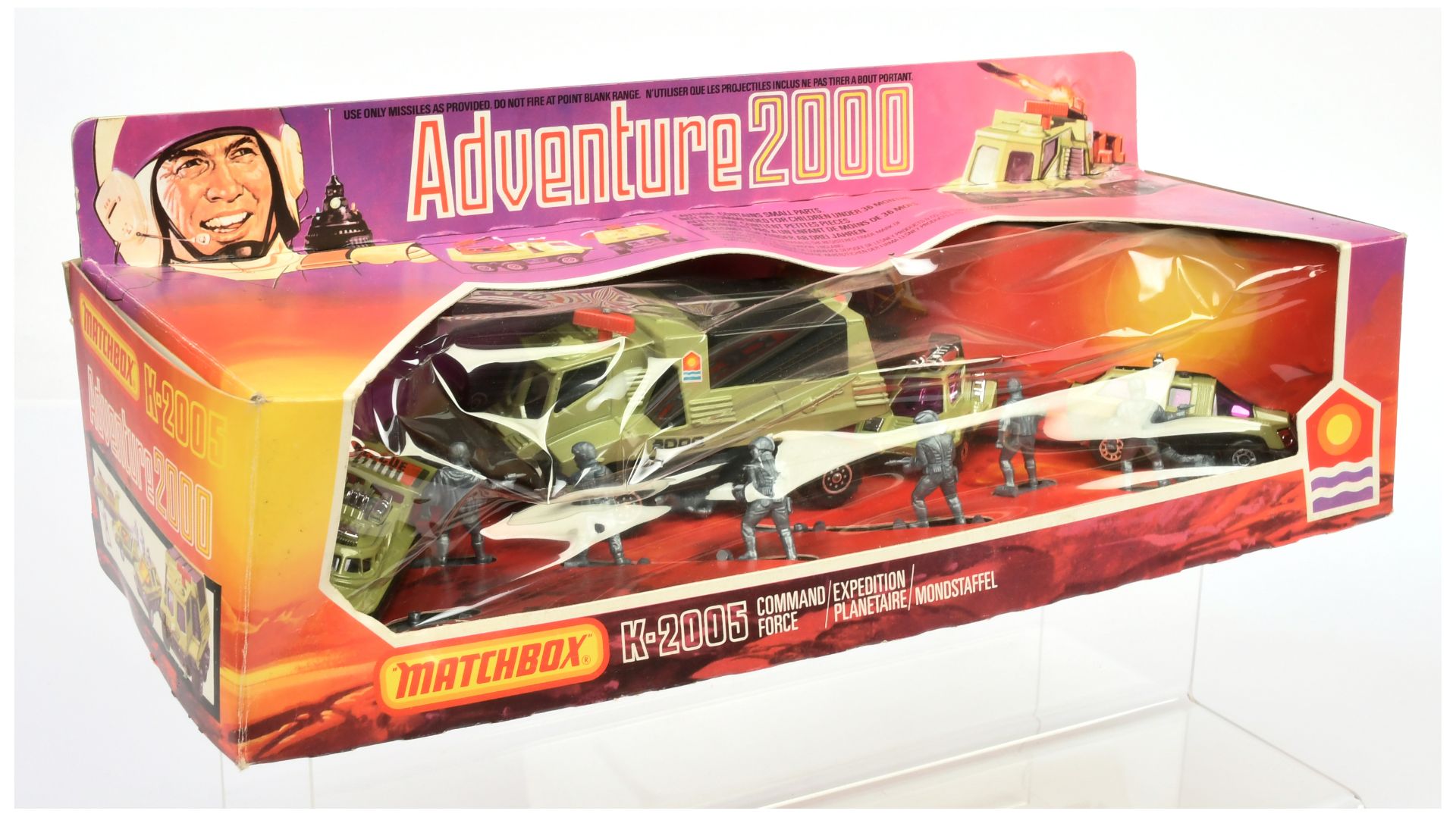 Matchbox Adventure 2000 K2005 Command Force Set To Include - Anti-Tank Rocket Launcher and 3 X Su...