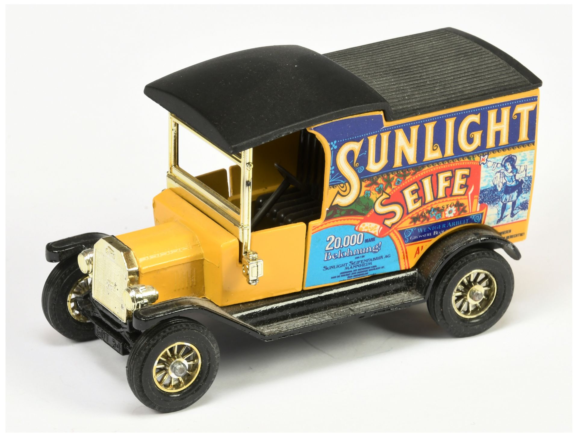 Matchbox Models of Yesteryear Y12 1912 Ford Model T Van "Sunlight Seife" - colour trial model - y...