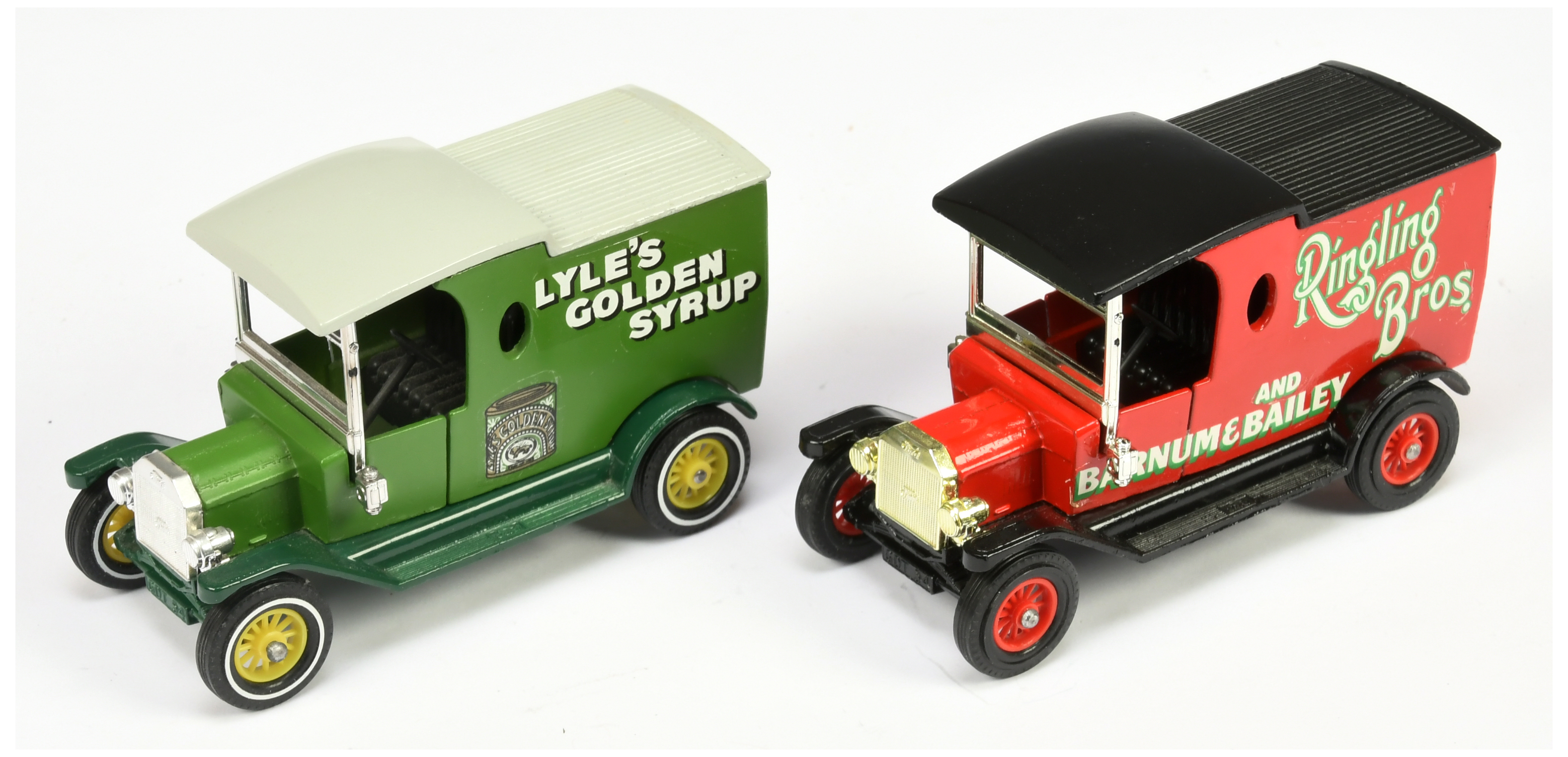 Matchbox Models of Yesteryear Y12 Ford Model T Van colour trial pair 