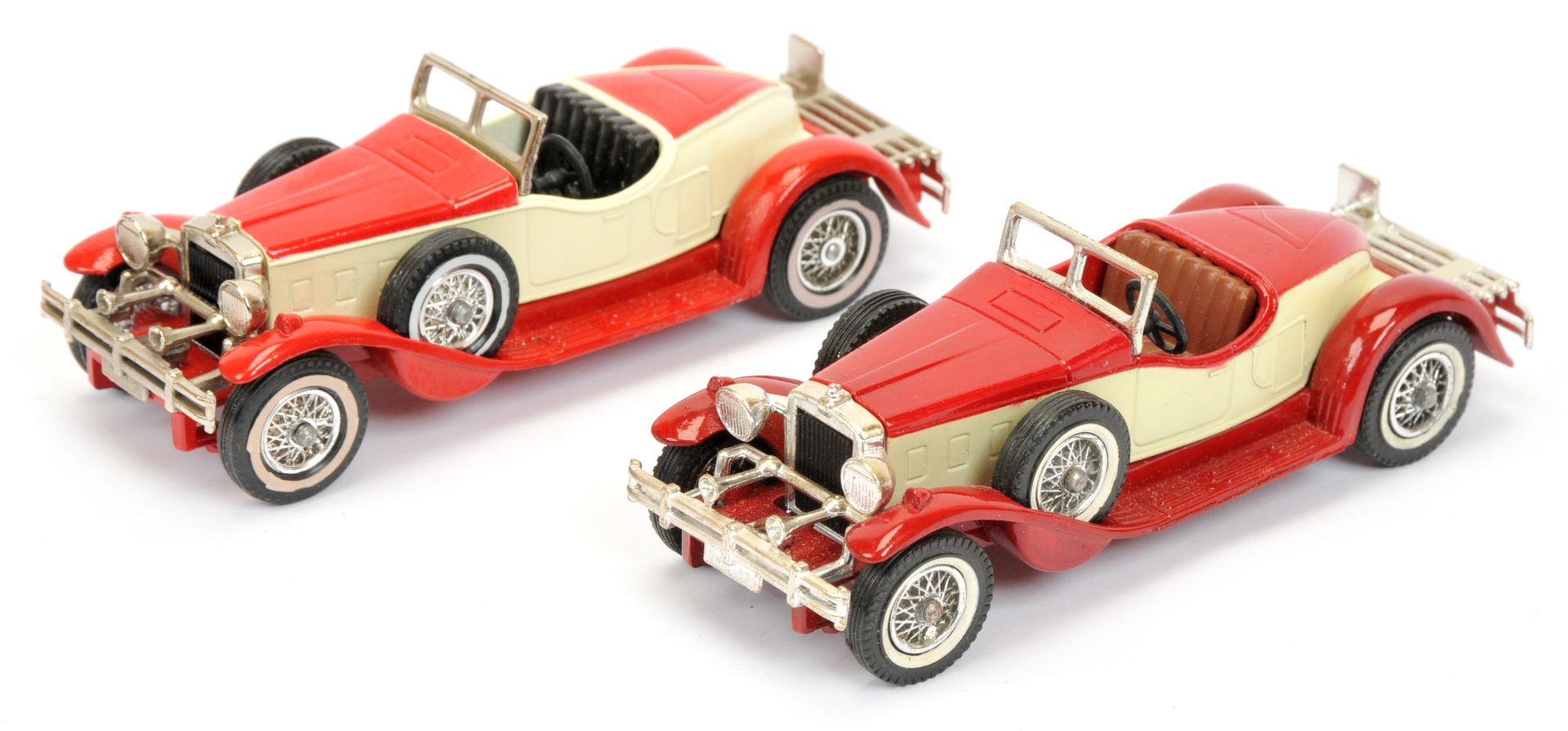 Matchbox Models of Yesteryear Y14 Stutz Bearcat Late Colour Trial Model - cream body, brown seats...