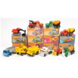 Matchbox Superfast A Group Of 10 To Include -19d Cement Truck - Green with yellow side tampo prin...