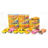 Matchbox Superfast Group Of 8 To Include - 2 X 1b Mod Rod - Yellow, 54b Ford Capri fluorescent bo...