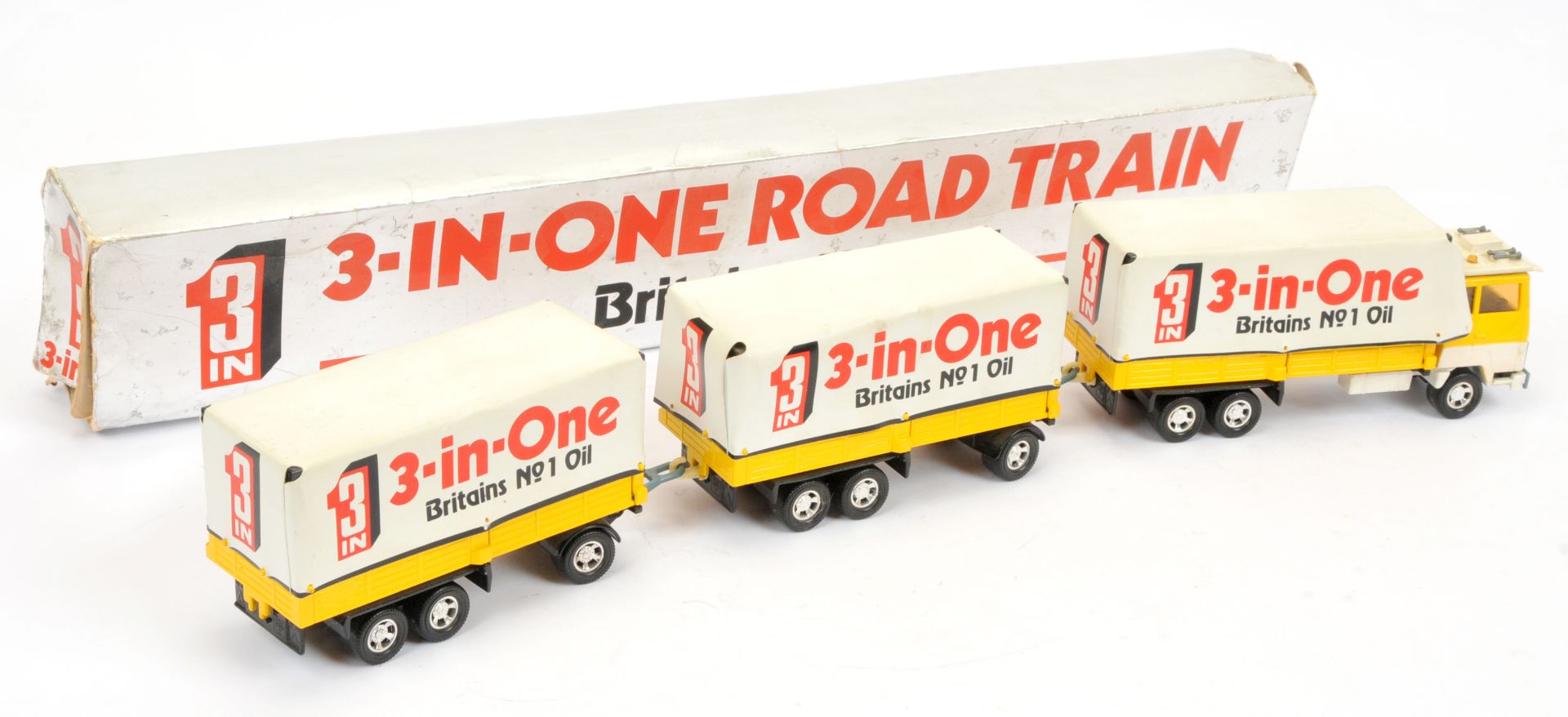 Matchbox Super Kings K21 Ford Transcontinental Road Train Covered Dropside Truck & Twin Drawbar T... - Bild 2 aus 2