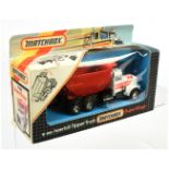 Matchbox Super Kings K105 Peterbilt Tipper Truck Mock-Up Trial box - based on 1983 copyright blue...