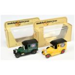 Matchbox Models of Yesteryear Y5 1927 Talbot Van "Nestles Milk" colour trial pair (1) dark green ...