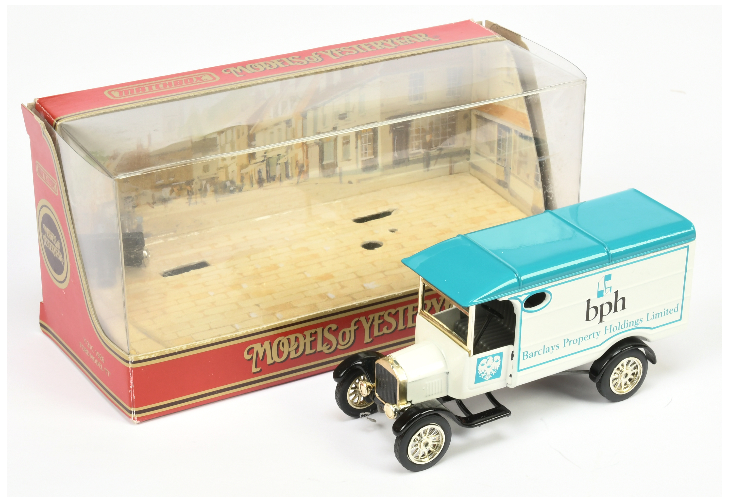 Matchbox Models of Yesteryear Y21 Ford Model TT Van - Code 2 issue "Barclays Properties Holdings ...