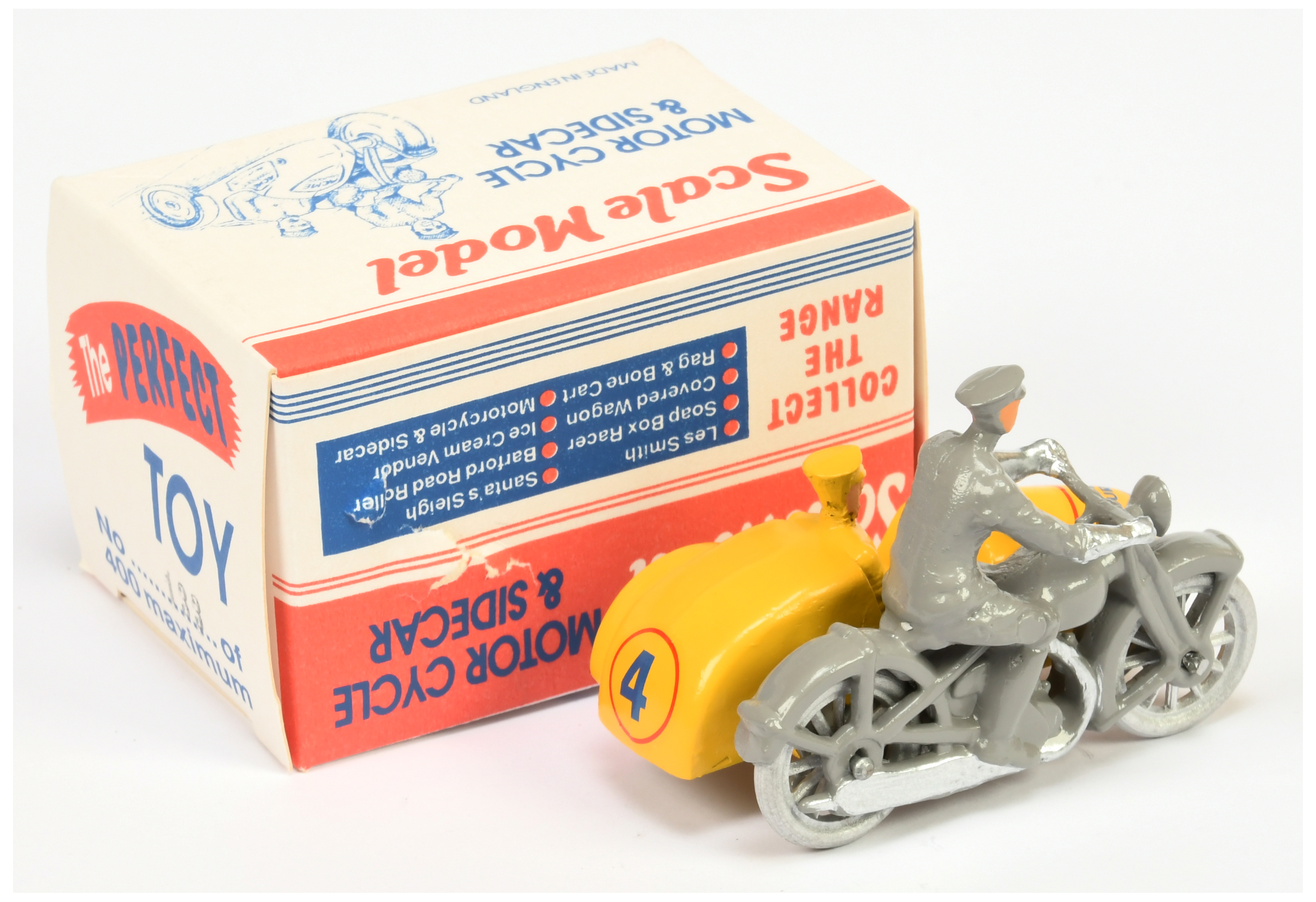 Matchbox Models of Yesteryear Scale Model "The Perfect Toy" MICA re-issue - Motorcycle and Sideca... - Image 2 of 2