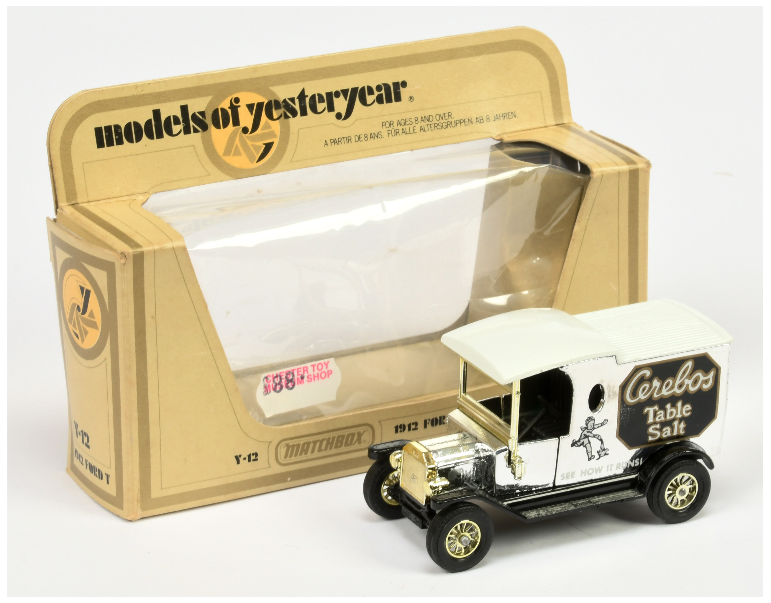 Matchbox Models of Yesteryear Y12 1912 Ford Model T Van - colour trial model - "Cerebos" - chrome...