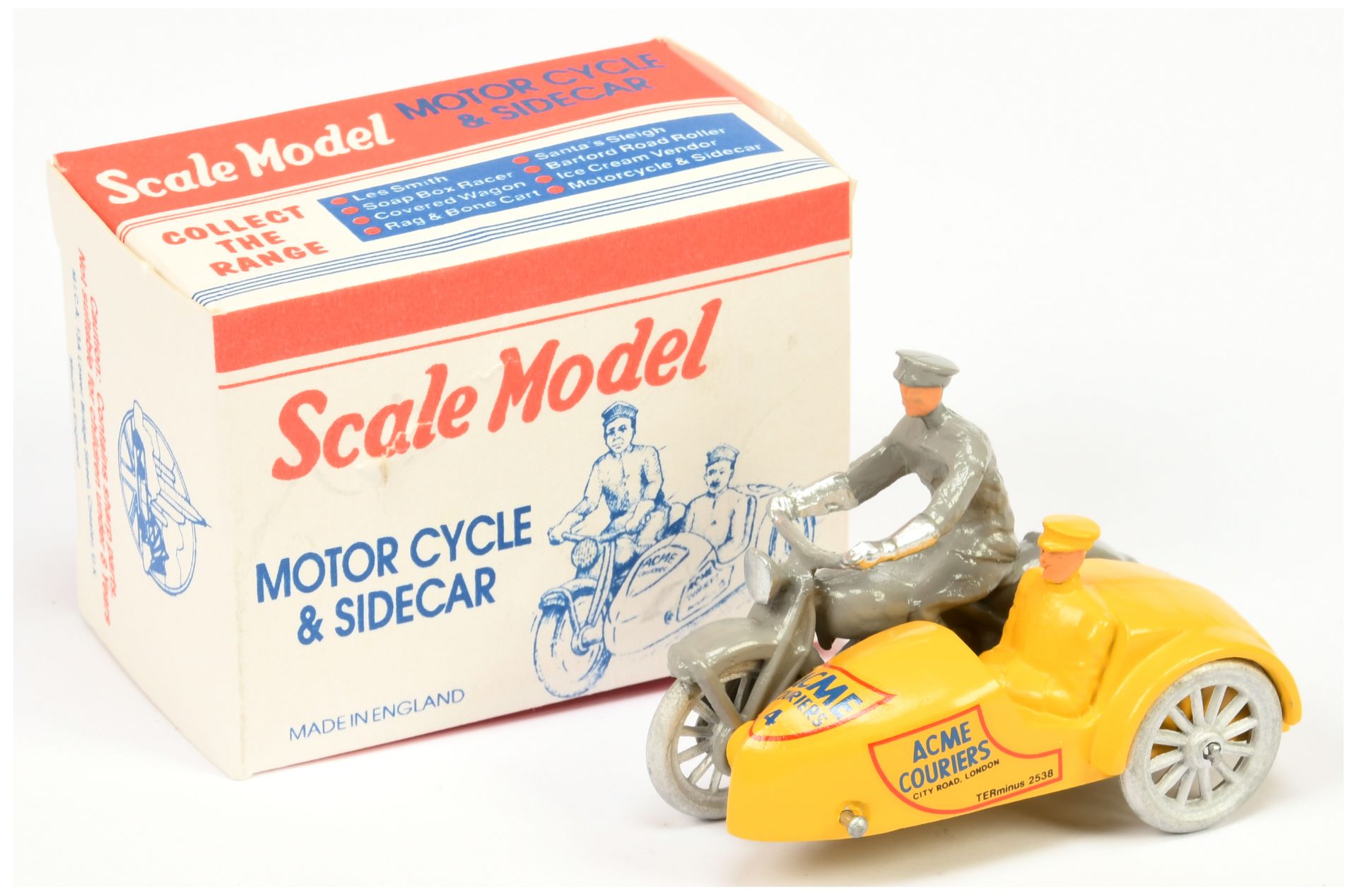 Matchbox Models of Yesteryear Scale Model "The Perfect Toy" MICA re-issue - Motorcycle and Sideca...