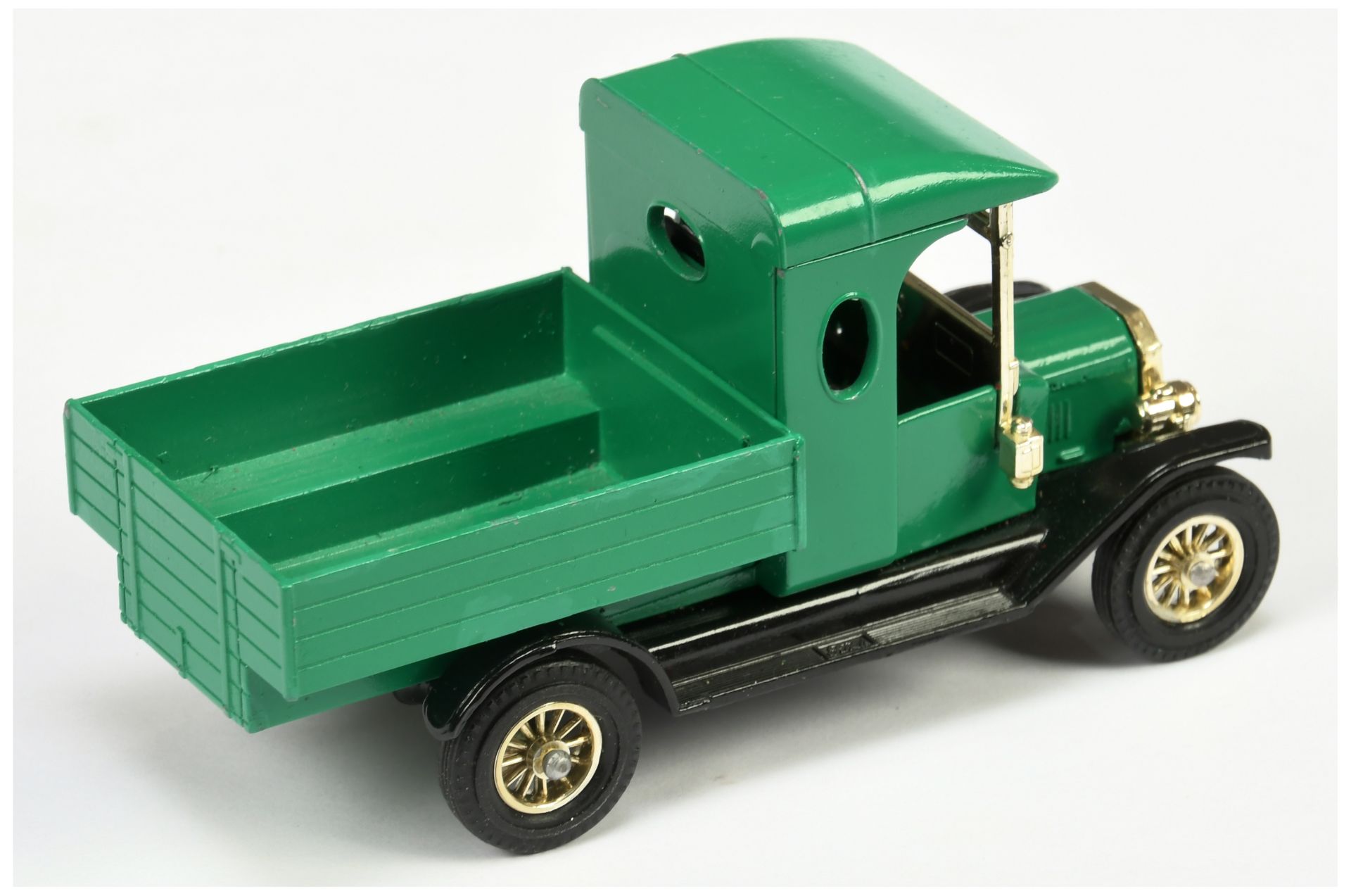 Matchbox Models of Yesteryear Y12 Ford Pick-up Truck Colour Trial - green body, black chassis, bl... - Image 2 of 2