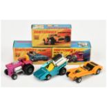 Matchbox Superfast group (1) 25a 25b Mod Tractor - metallic candy pink body, yellow plastic seat,...