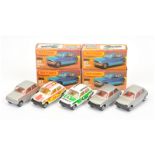 atchbox Superfast Group Of 5 21c Renault  5TL To Include  - (1) Silver, red interior, grey base, ...