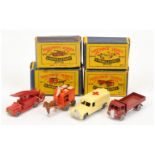 Matchbox Regular Wheels group - all have metal wheels & crimped axles (1) 7a Horsedrawn milk Floa...