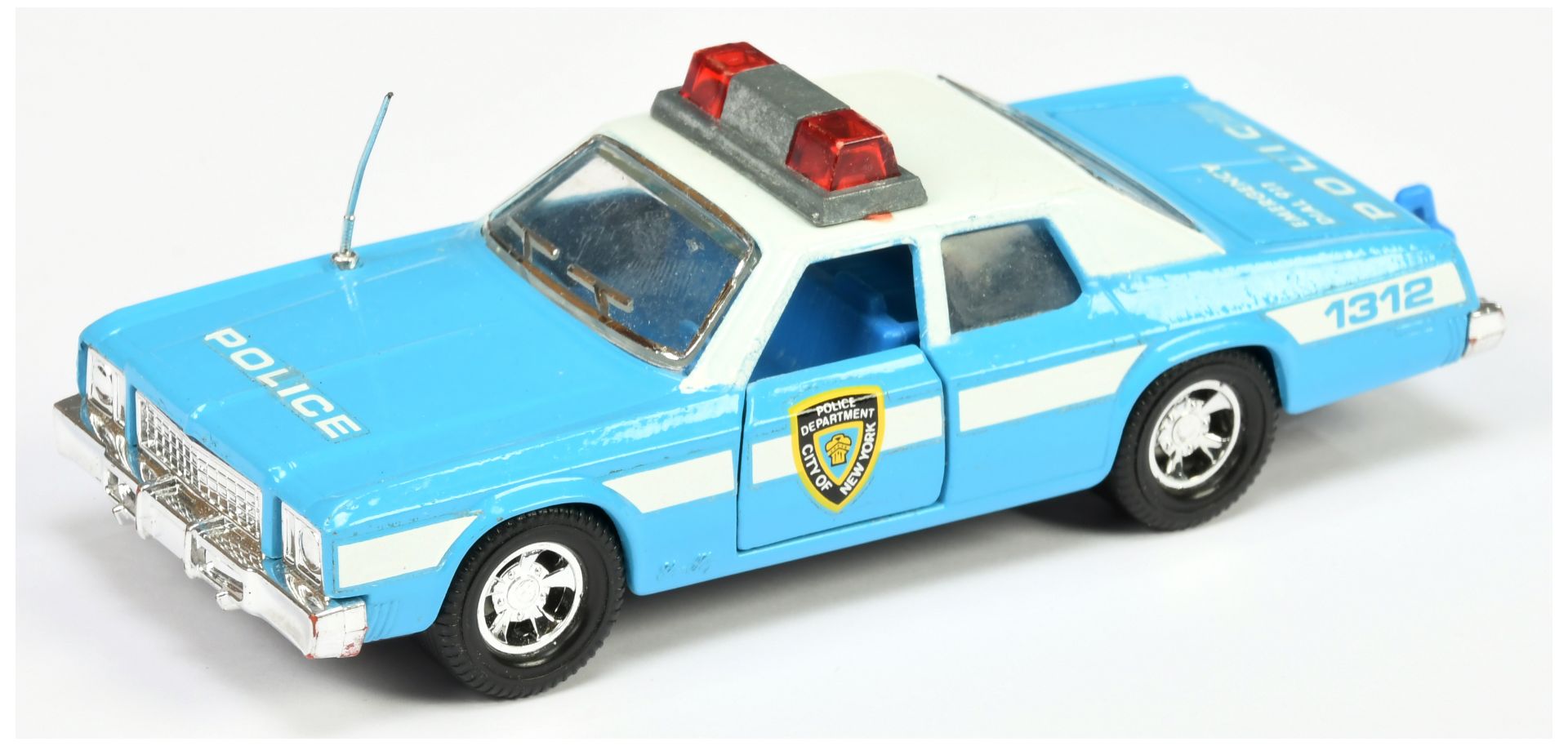 Matchbox Super Kings K78 Plymouth Gran Fury Police Car Factory Pre-Production Colour Trial