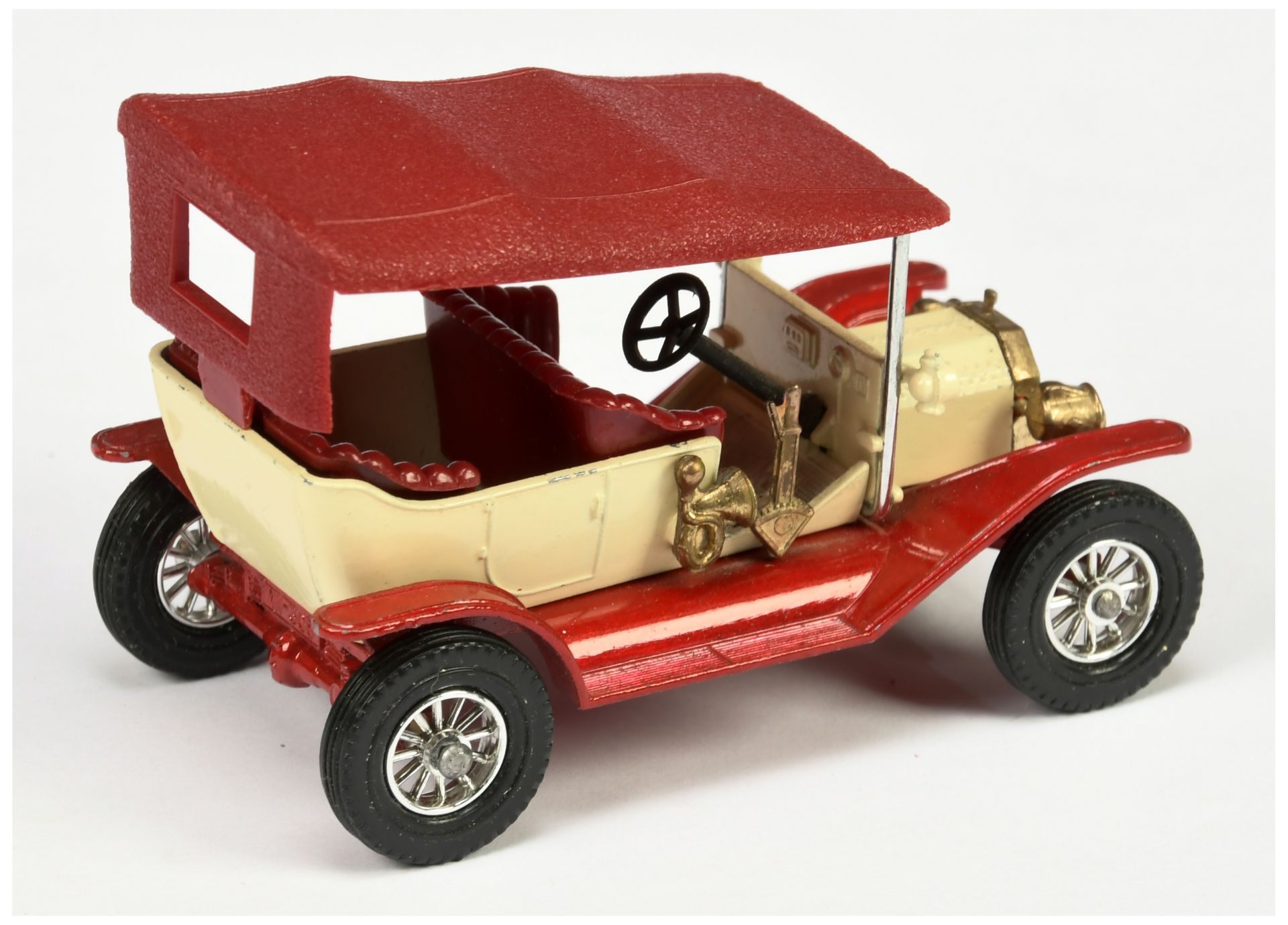 Matchbox Models of Yesteryear colour trial model Y1 1911Ford Model T Car - cream body, red chassi... - Image 2 of 2