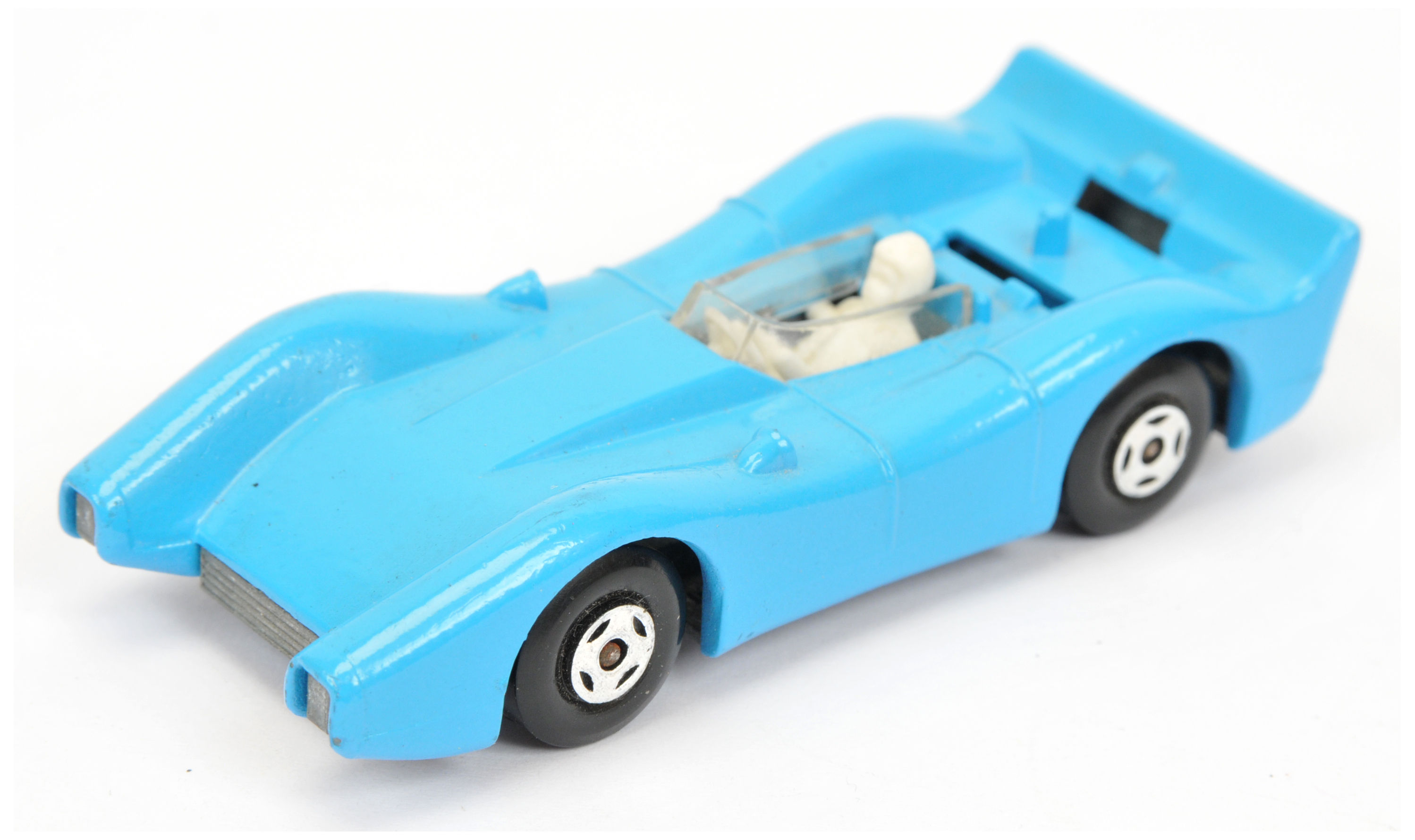 Matchbox Superfast 61a Blue Shark Pre-production colour trial - sky blue body, clear windscreen, ...