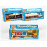 Matchbox Superkings  A Group Of 3 To Include (1) K13 Aircraft Transporter Red and Black with whit...