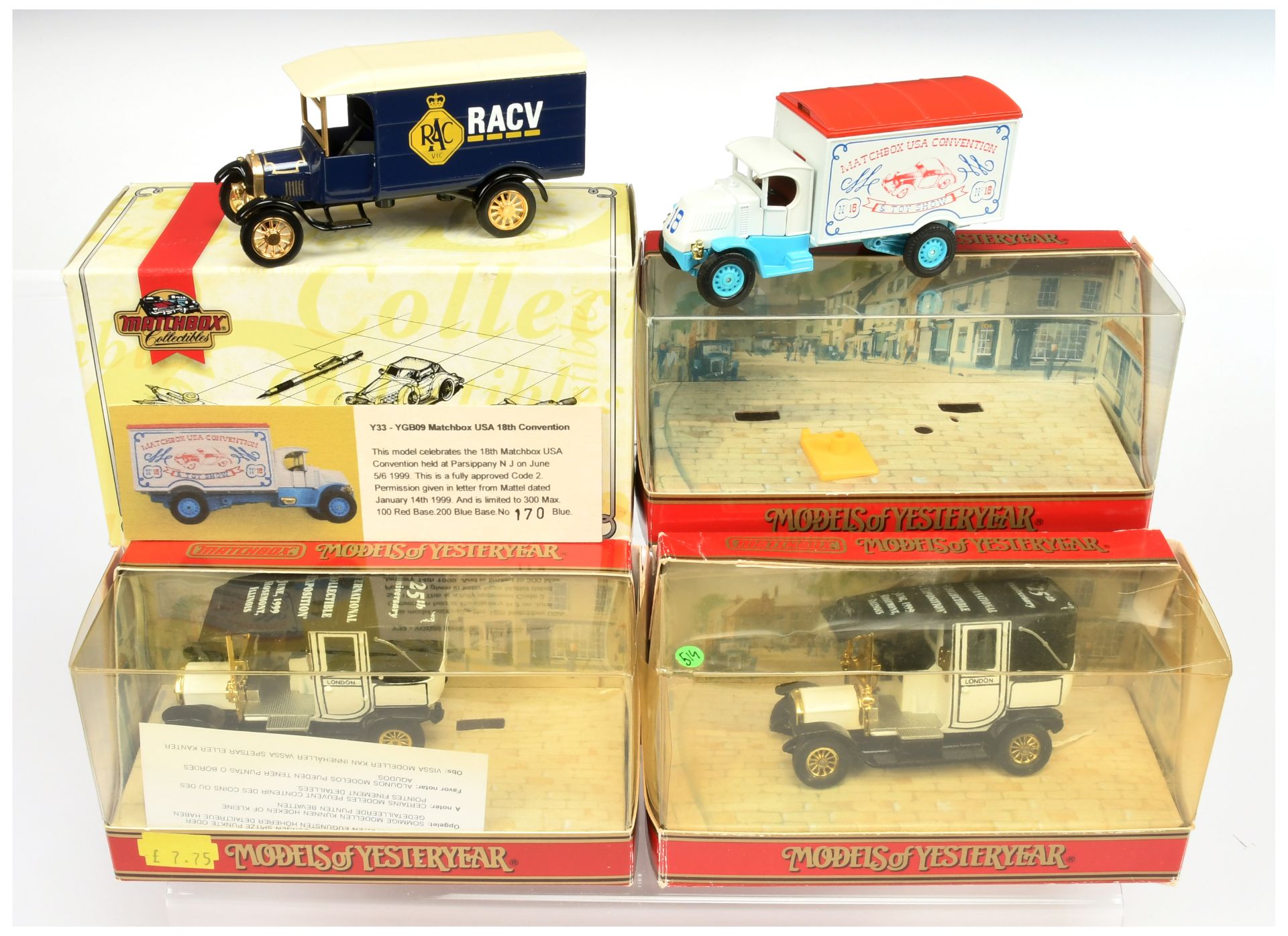 Matchbox Models of Yesteryear Code 2 issues (1) Y33 1930 Mack AC Truck "Matchbox US Convention To...