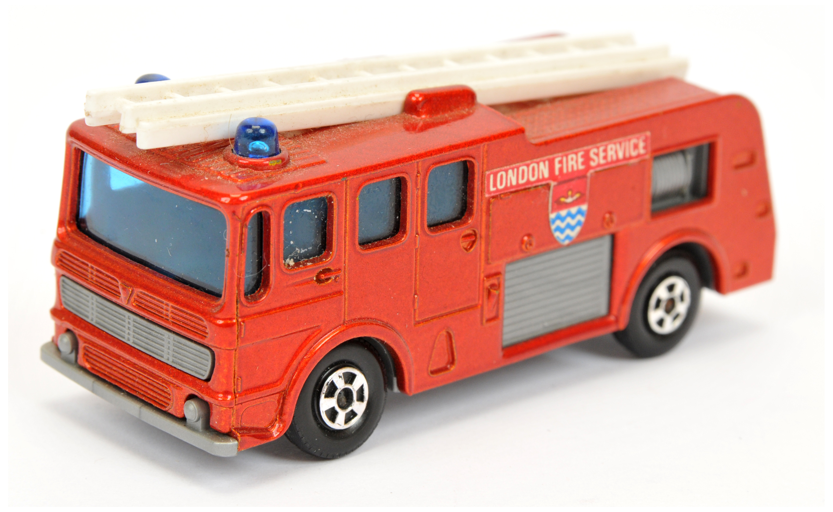 Matchbox Superfast 35a Merryweather Marquis Fire Engine pre-production trial model - metallic red...