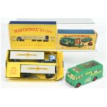 Matchbox pair (1) Matchbox Regular Wheels Major Pack M9 Hendrickson Tractor Unit with Cooper Jarr...