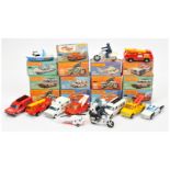 Matchbox Superfast A Group Of 13 Emergency Related To Include - 33e "Police" Motorbike with rider...