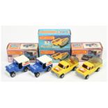 Matchbox Superfast Group Of 4 To Include - (1) 5 Jeep "US Mail" - Blue and white, (2) Same but "S...
