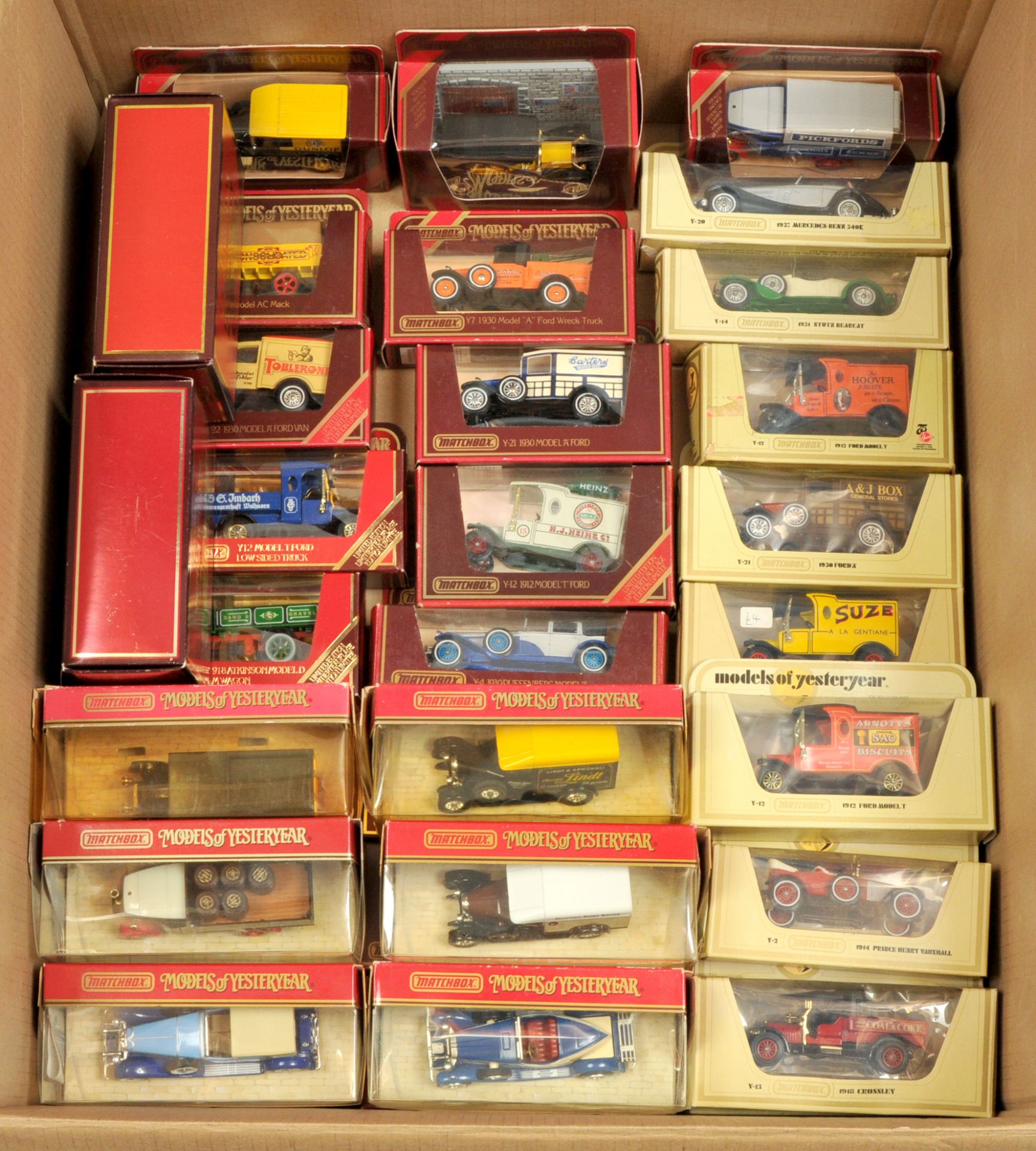 Matchbox Models of Yesteryear a mixed group, to include special limited edition models including ...