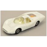 Matchbox Superfast 45a Ford Group 6 factory Pre-production colour trial - white body, clear windo...