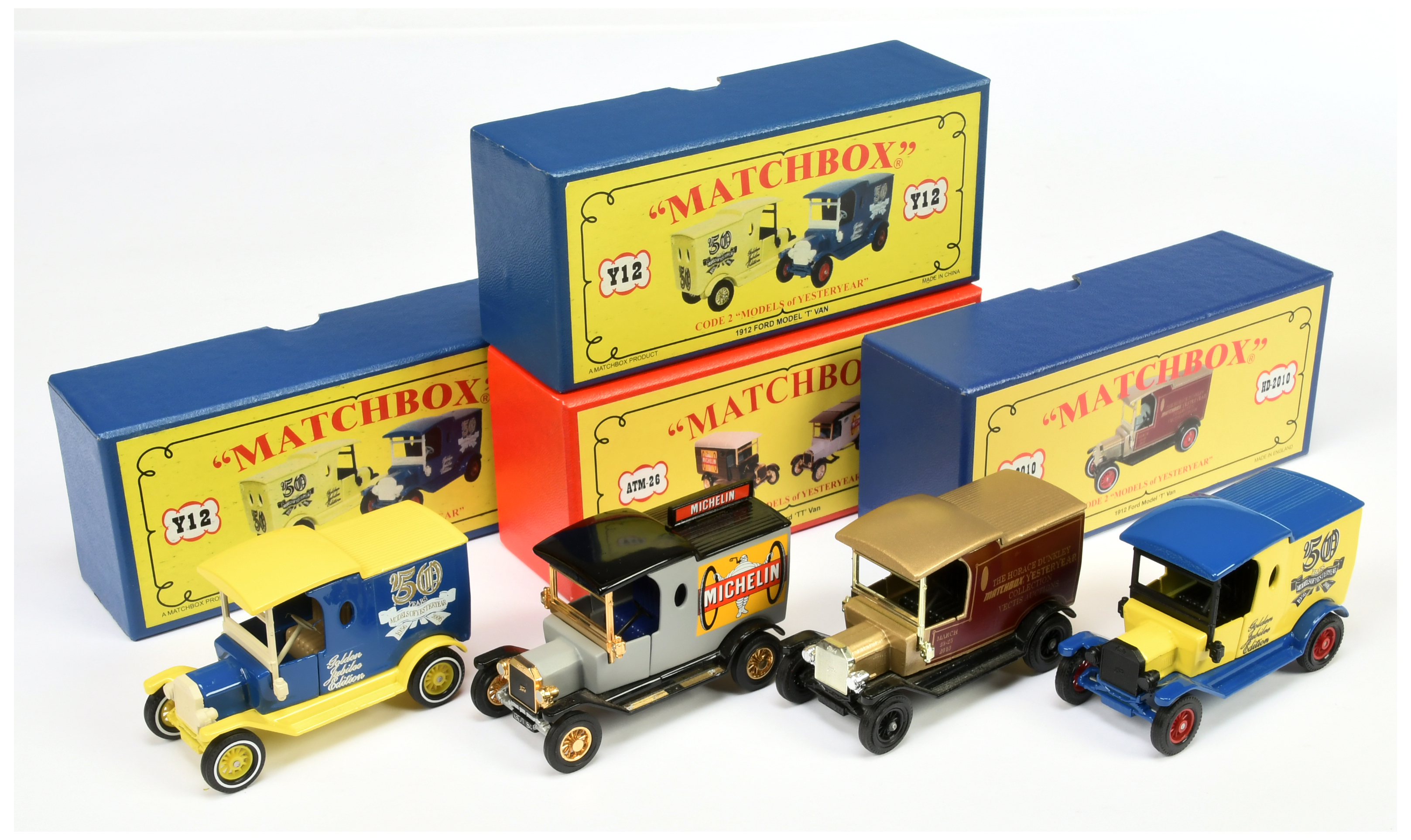 Matchbox Models of Yesteryear Code 2 issues "Golden 50 Years Models of Yesteryear 1956 - 2006"  (...