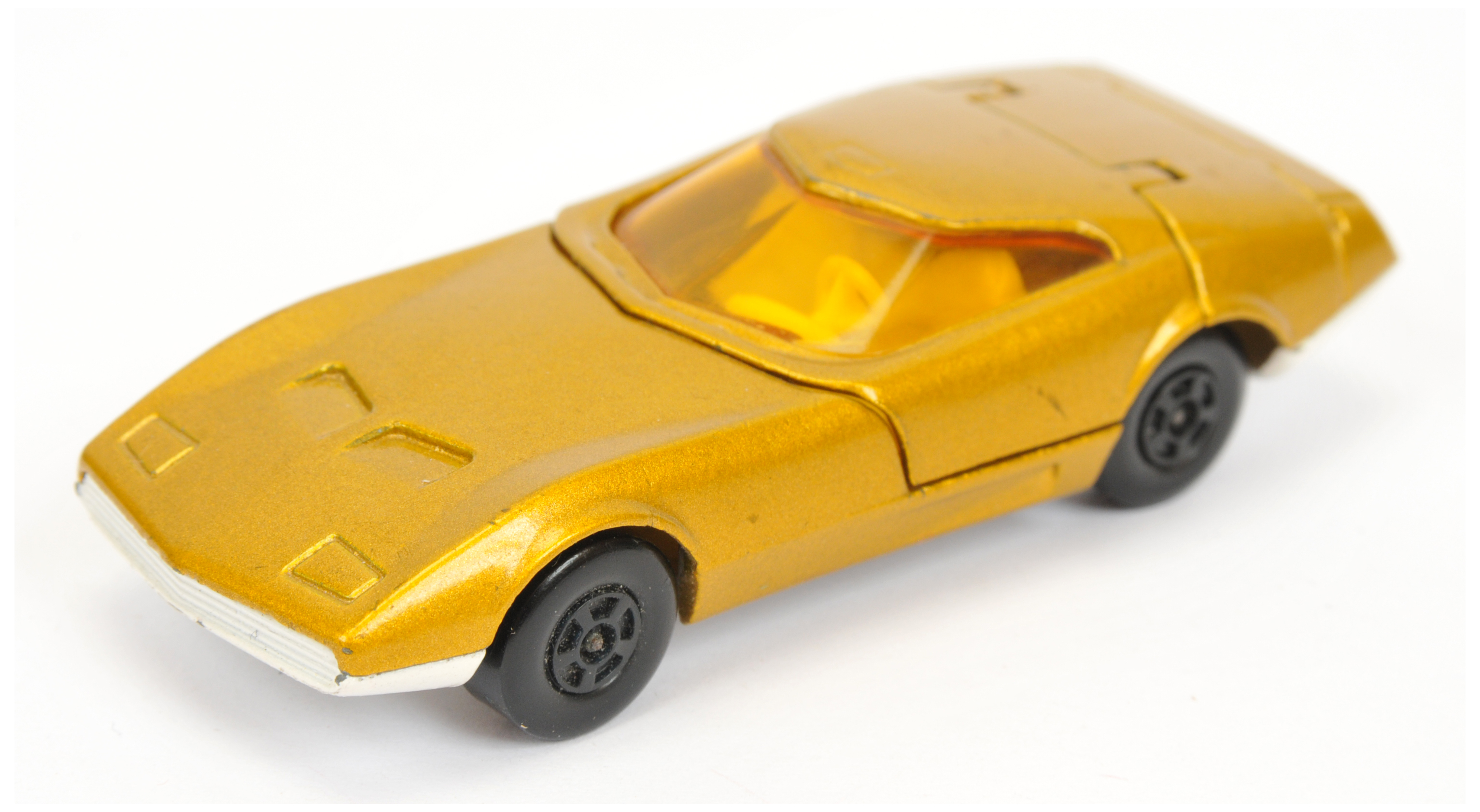 Matchbox Superfast 52a Dodge Charger Factory Pre-production Colour Trial model - metallic gold bo...