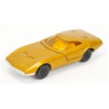 Matchbox Superfast 52a Dodge Charger Factory Pre-production Colour Trial model - metallic gold bo...