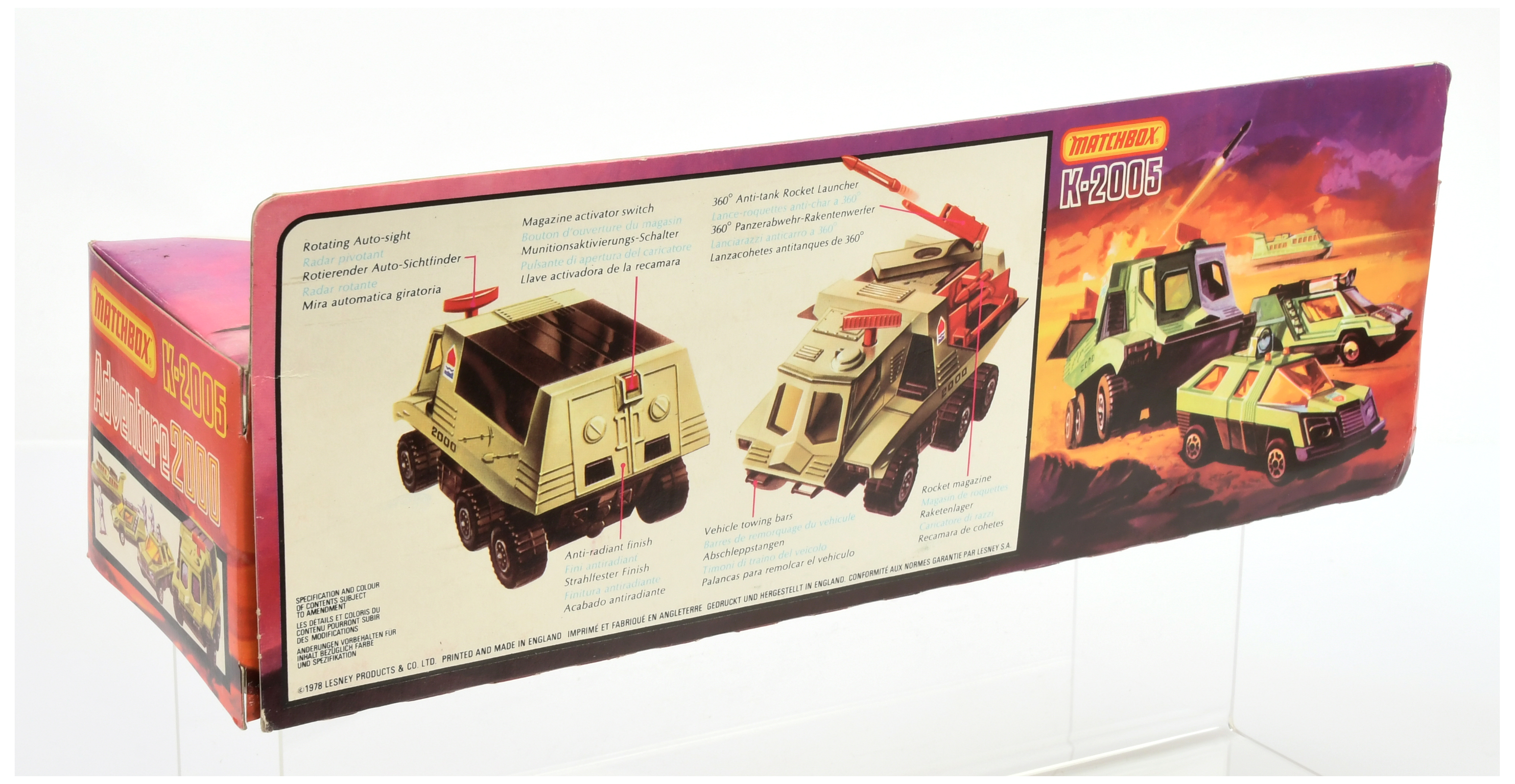 Matchbox Adventure 2000 K2005 Command Force Set To Include - Anti-Tank Rocket Launcher and 3 X Su... - Image 2 of 2