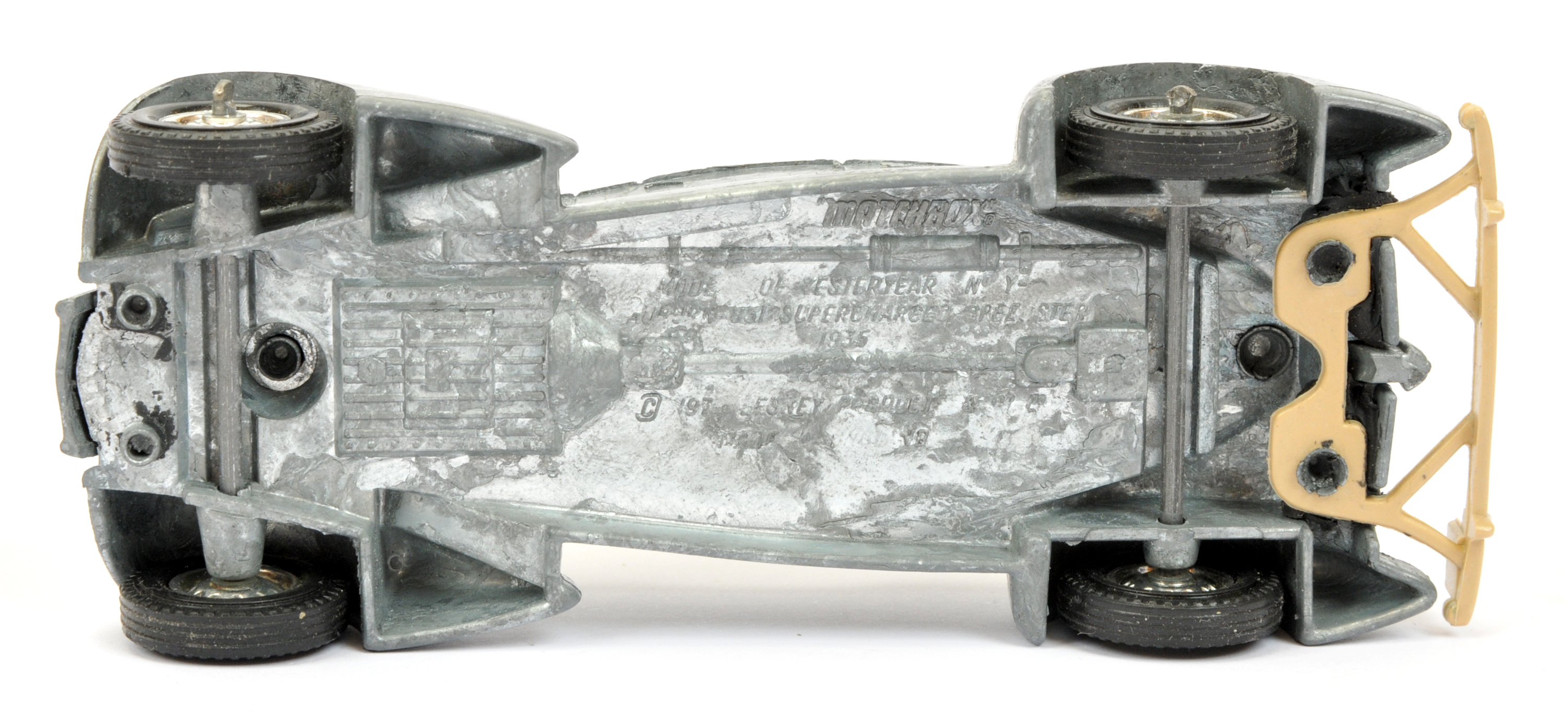 Matchbox Models of Yesteryear Y19 Auburn Speedster Pre-production trial model - bare metal body &... - Image 3 of 3