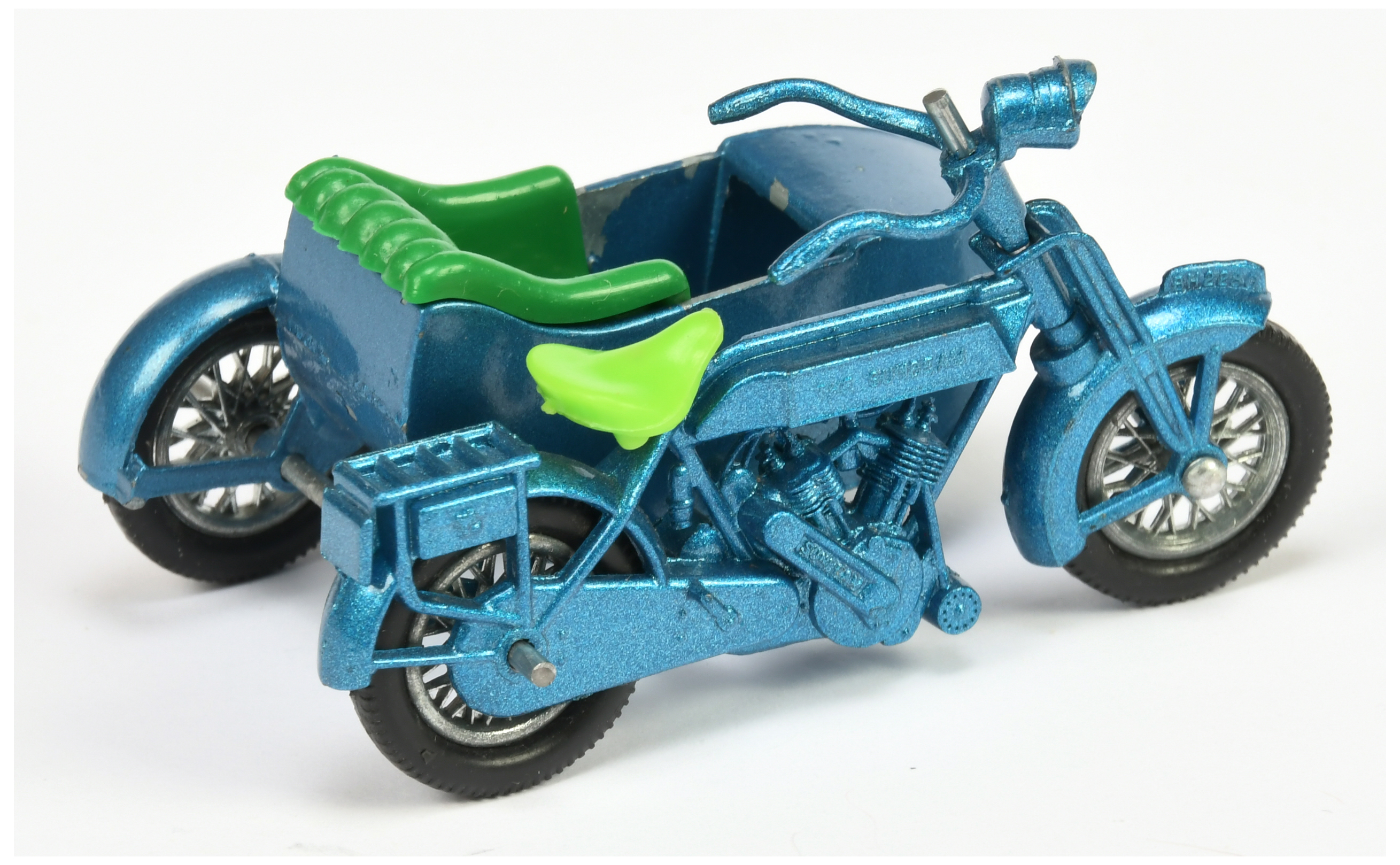 Matchbox Models of Yesteryear Y8 1914 Sunbeam Motorcycle and Milford Sidecar Colour Trial Model -... - Image 2 of 2