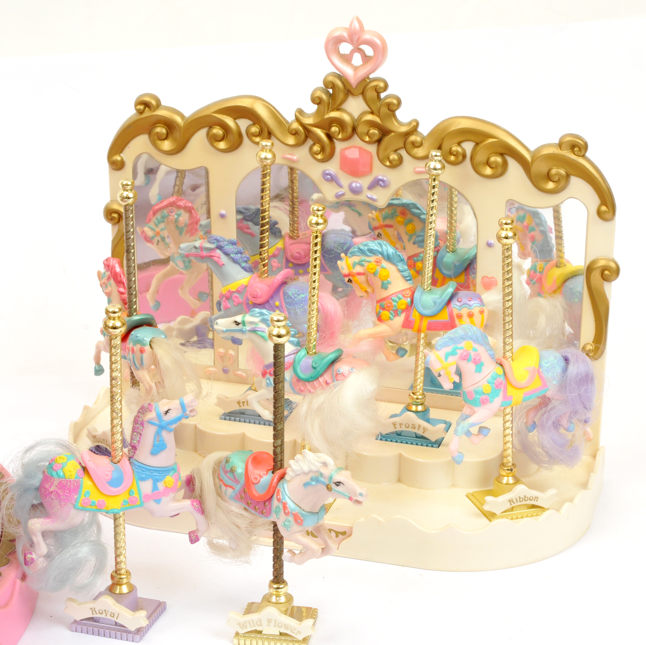 Matchbox 4460 Musical Carousel Playset 1990 Matchbox International -  working with sound when tes... - Image 2 of 4