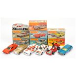 Matchbox Superfast Group Of 7 To Include  - 24b "Team Matchbox" Racing Car - Metallic Red, 52c BM...