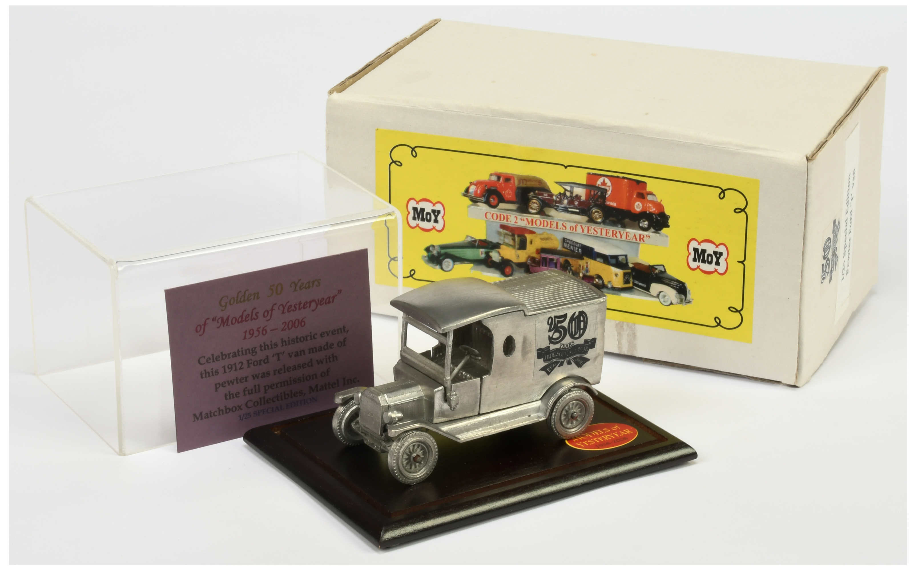 Matchbox Models of Yesteryear Code 2 issue Y12 Ford Model T Van "50th Anniversary of Models of Ye...