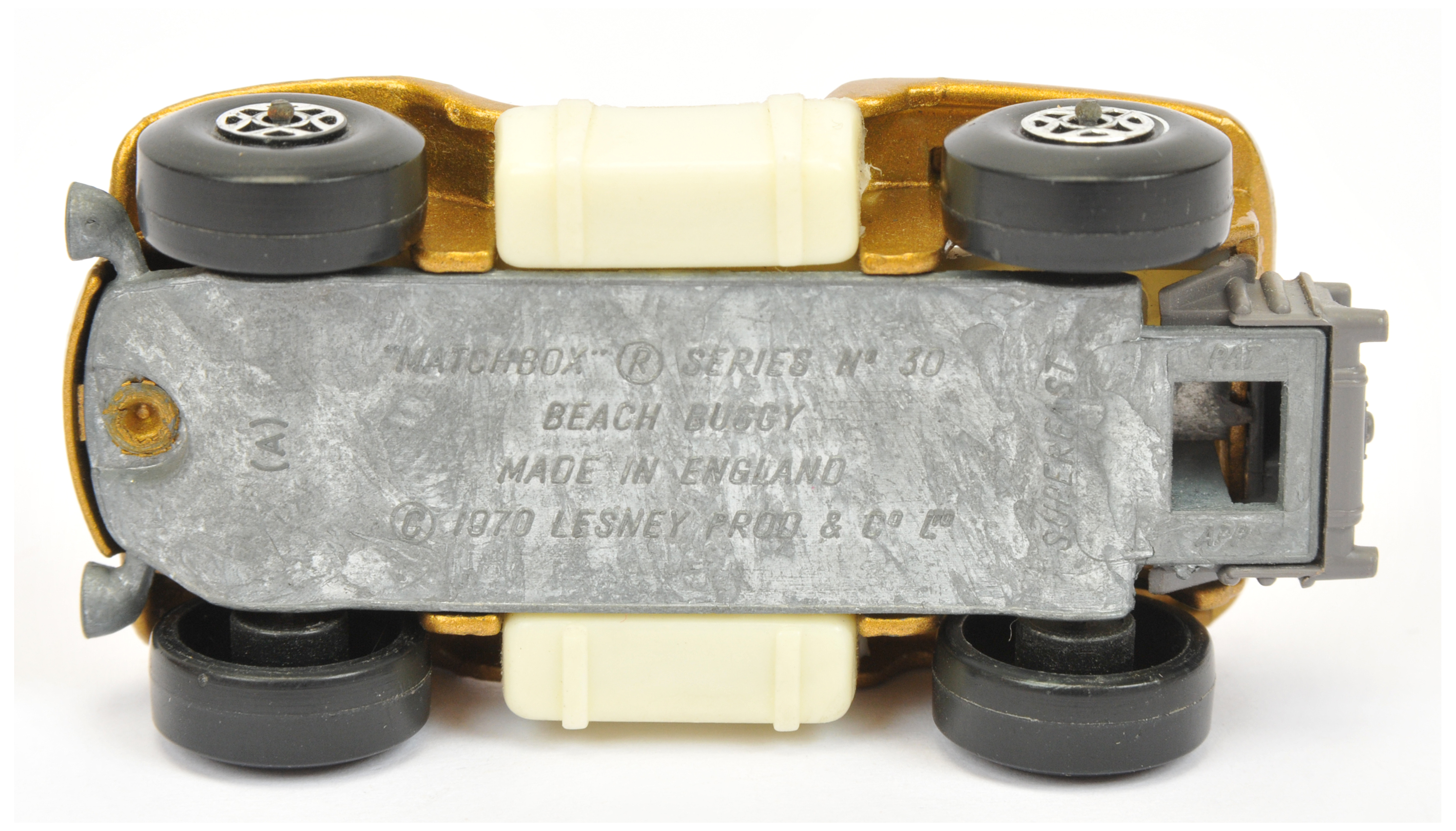 Matchbox Superfast 30b Beach Buggy factory Pre-production colour trial - metallic gold body, clea... - Bild 3 aus 3